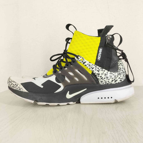 アクロニウム ACRONYM Air Presto Mid White/Black/Dynamic Yellow メンズ JPN:27